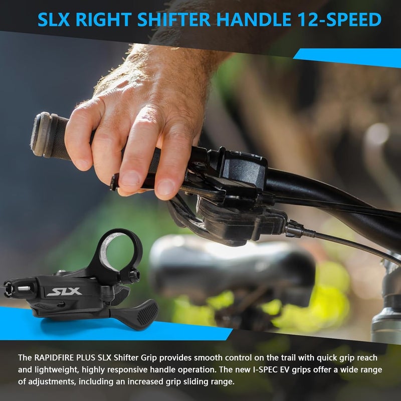 Relwears 12 Speed Bike Shifter Right, Bicycle Gear Shifter Sl-M7100-R with Inner Cables, Mountain Bicycle Folding Bike Commuter Bike - Image 4